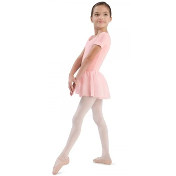 Bloch Tiffany, Baumwolltrikot mit kurzen Ärmeln und Röckchen - Rosa - light pink