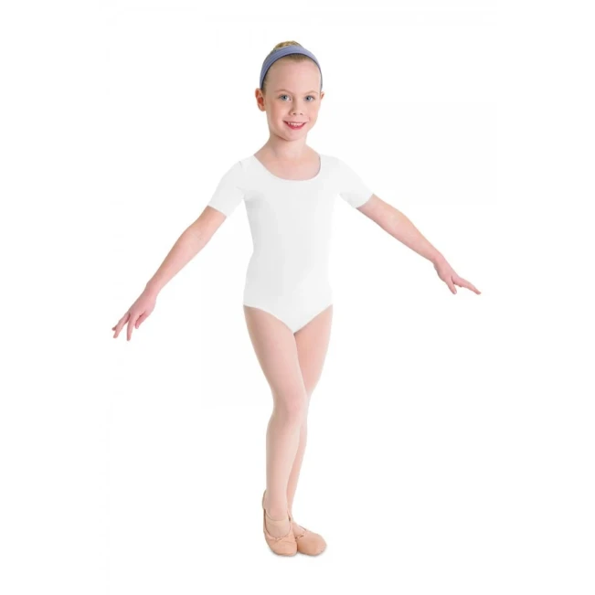 Bloch Ballet, Kinder-Baumwoll Trikot mit kurzen Ärmeln