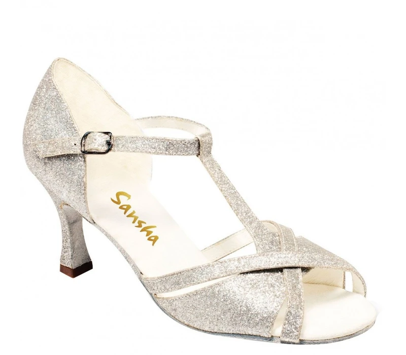 Sansha Tina, Tanzschuhe - Silber