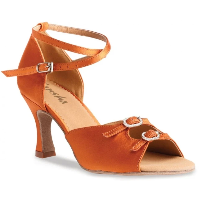 Sansha Milana, Lateintanzschuhe - Fleisch dunkel Sansha