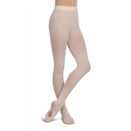 Capezio ultra soft transition tights, Kinder-Strumpfhose mit Ballenloch