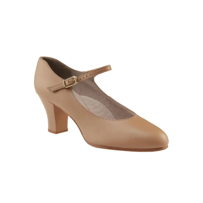 Capezio Student Footlight 2", Charakter-Tanzschuhe - Karamell Capezio Student Footlight 2", Charakter-Tanzschuhe - Karamell
