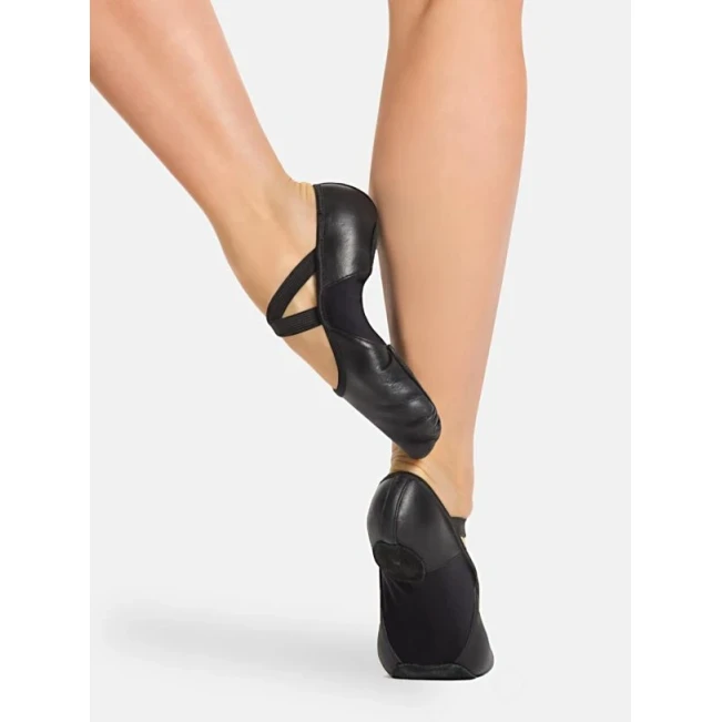 Capezio HANAMI, Lederschläppchen - Schwarz Capezio HANAMI, Lederschläppchen - Schwarz