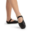 Capezio Luna, Leder-Tanzschläppchen für Anfänger - Schwarz