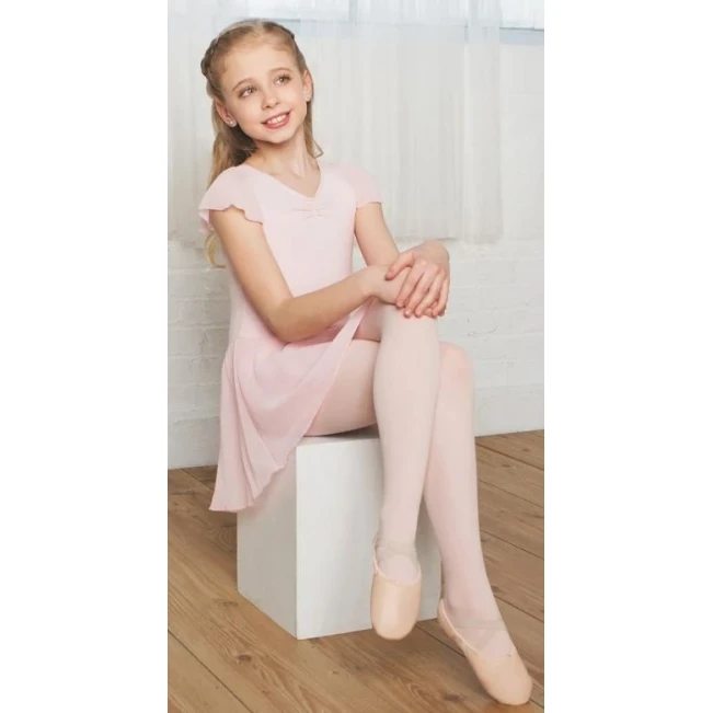 Capezio flutter sleeve dress, Tanztrikot mit Rock - Rosa Capezio Capezio flutter sleeve dress, Tanztrikot mit Rock - Rosa Capezio
