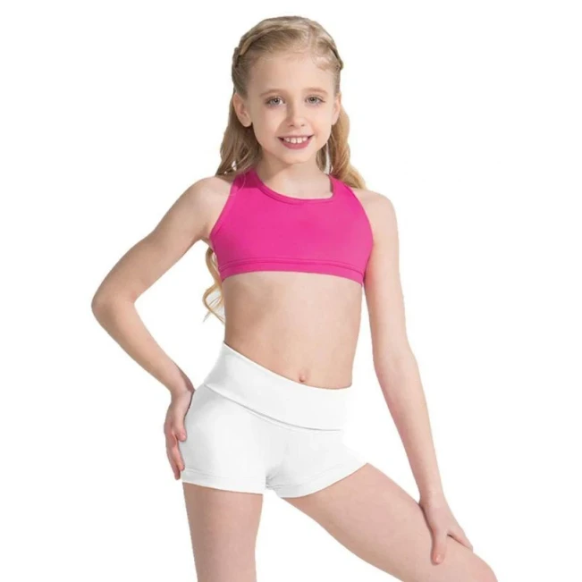 Capezio Foldover Boyshort, Tanzshorts für Kinder - Schwarz Capezio Foldover Boyshort, Tanzshorts für Kinder - Schwarz