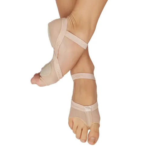 Capezio Full Body footUndeez Foot Thongs, Tanzschläppchen mit Fersen