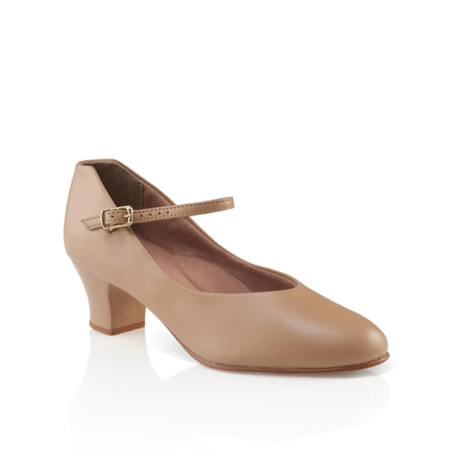 Capezio Jr Footlight, Charakter-Tanzschuhe - Braun caramel Capezio