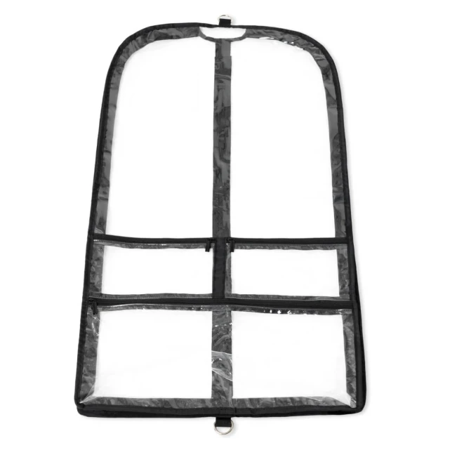 Capezio, Kleidungschutzhülle mit farbigem Saum Capezio, Kleidungschutzhülle mit farbigem Saum - Schwarz