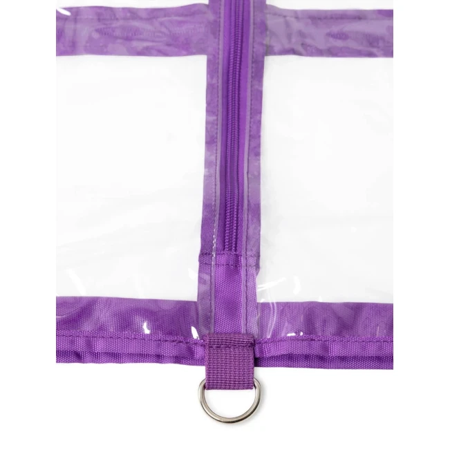 Capezio, Kleidungschutzhülle mit farbigem Saum - Lila - purple
