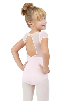 Capezio puff sleeve keyhole back leotards, Ballett-Trikot