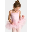 Capezio Ruffle Yoke, Kindertrikot mit Tutu-Rock - Rosa Capezio