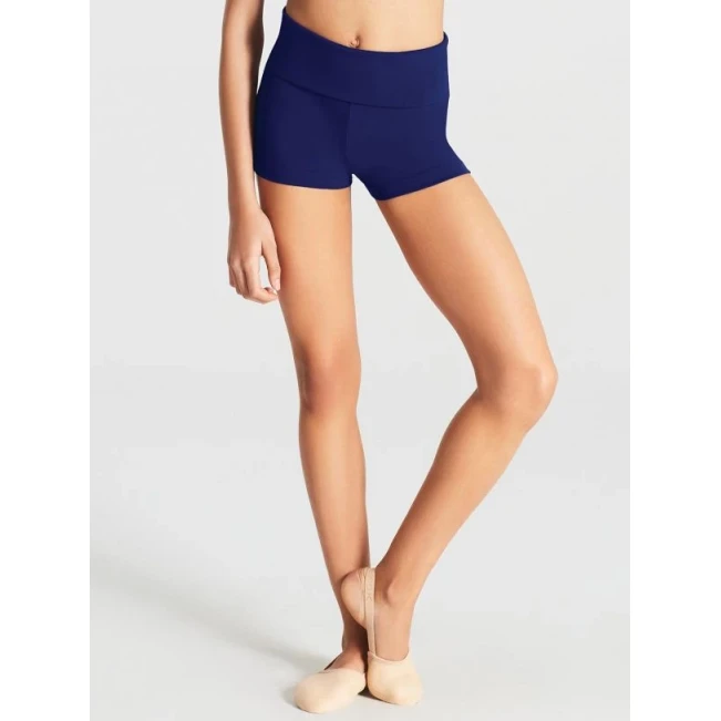 Capezio Foldover Boyshort, Tanzshorts für Kinder - Schwarz Capezio Foldover Boyshort, Tanzshorts für Kinder - Schwarz
