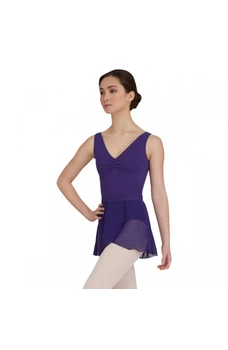 Capezio Tactel V Neck Leotard, Trikot mit breiten Trägern