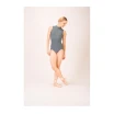 Capezio Polo neck leotard, Ballett-Trikot - Grauer getrockneter Salbei Capezio