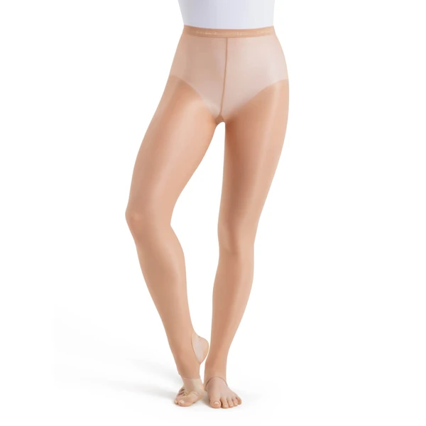 Capezio Ultra Shimmery, Glänzende Steg-Strumpfhose  