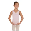 Capezio Tactel V Neck Leotard, Kindertrikot mit breiten Trägern Capezio Tactel V Neck Leotard, Kindertrikot mit breiten Trägern
