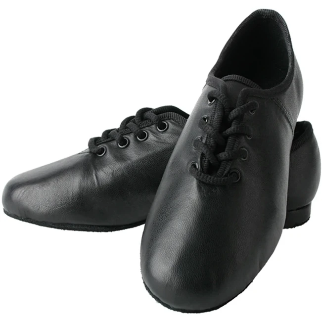 Sansha Carrousel, Kinder Leder-Jazzschuhe mit durchgehender Sohle Sansha Carrousel, Kinder Leder-Jazzschuhe mit durchgehender Sohle