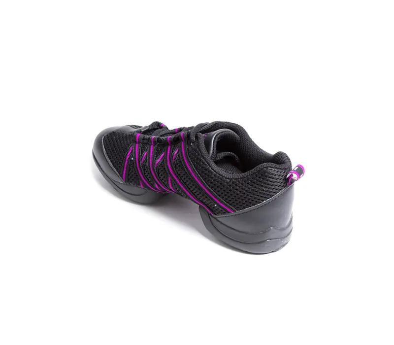 Bloch Criss Cross, Kindersneaker - Schwarz/Violett