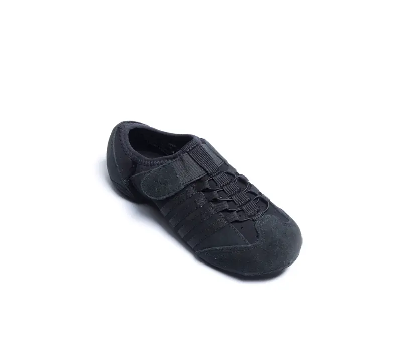 Capezio Jag, Jazzschuhe mit Wildledersohle für Frauen - Schwarz