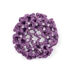 Rumpf Bun Cover, Farbige Haarnetz für Dutt mit Kristall - Lila - purple