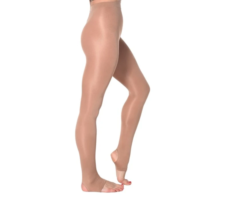 Dansez Vous S203, glänzende Strumpfhose mit Steg für Kinder - Toast Dansez Vous Dansez Vous S203, glänzende Strumpfhose mit Steg für Kinder - Toast Dansez Vous
