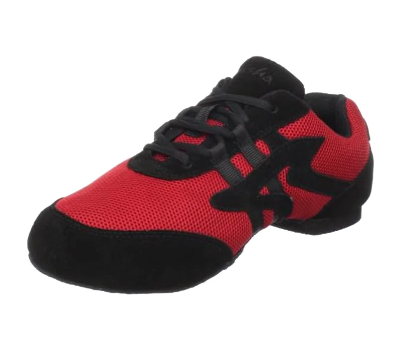 Sansha Salsette-1 V931M, Jazzschuhe - Schwarz/Rot Sansha