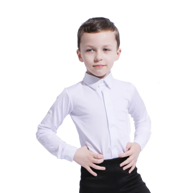 Tanzhemd, Basic Tanzbody für Jungen für Standard- und Lateintanz