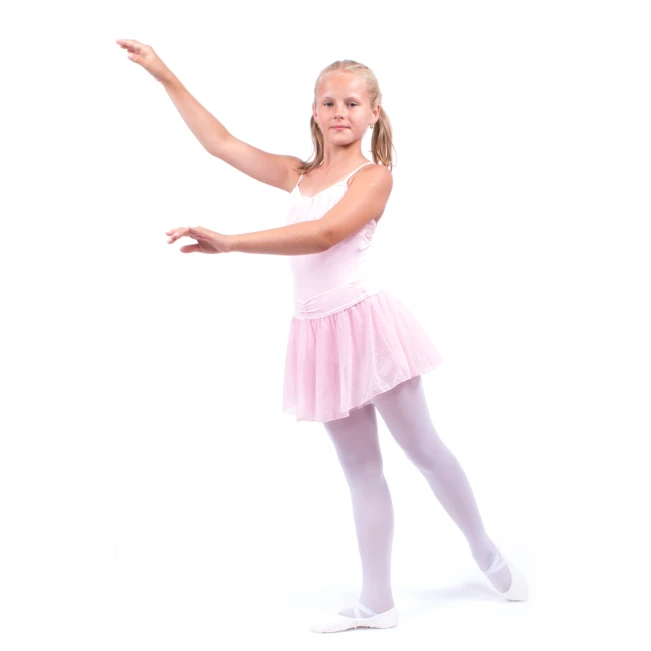 Capezio Swiss Dot Cinch Waistband Layer Skirt, Mädchenrock Capezio Swiss Dot Cinch Waistband Layer Skirt, Mädchenrock