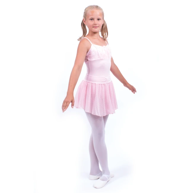 Capezio, Tanztrikot mit dünnen Trägern und Spitze - Rosa - light pink Capezio, Tanztrikot mit dünnen Trägern und Spitze - Rosa - light pink
