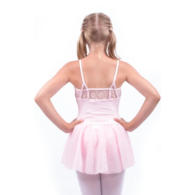 Capezio, Tanztrikot mit dünnen Trägern und Spitze - Rosa - light pink Capezio, Tanztrikot mit dünnen Trägern und Spitze - Rosa - light pink