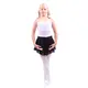 Capezio Swiss Dot Cinch Waistband Layer Skirt, Mädchenrock Capezio Swiss Dot Cinch Waistband Layer Skirt, Mädchenrock