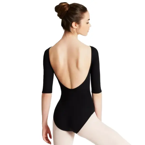 Capezio Boatneck 3/4 Sleeve Leotard, Ballett-Trikot