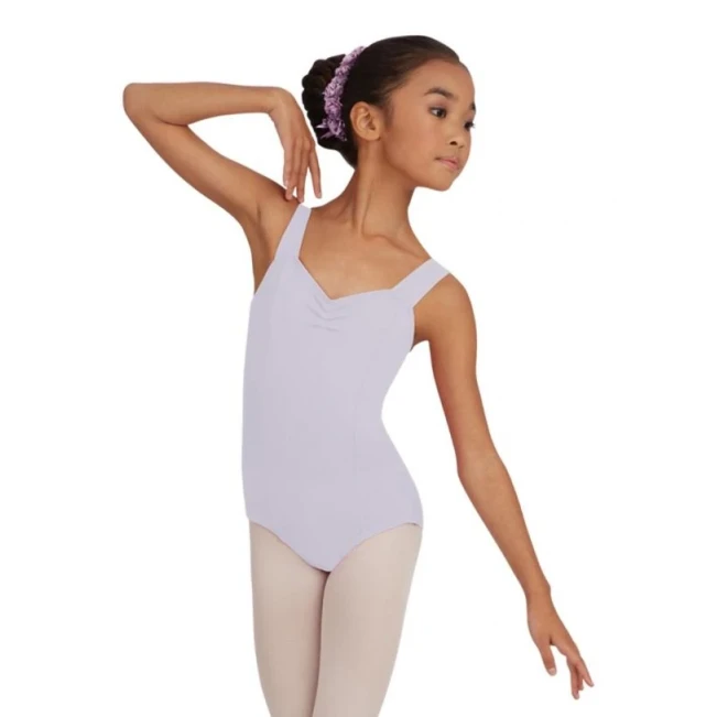 Capezio Wide Strap Leotard, Kindertrikot mit breiten Trägern - Violett lavender Capezio