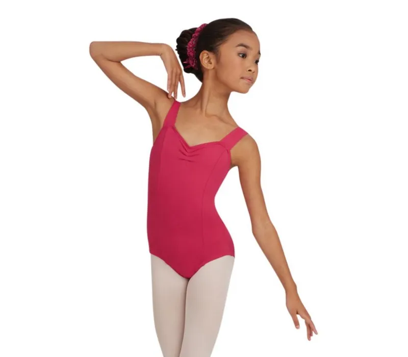Capezio Wide Strap Leotard, Kindertrikot mit breiten Trägern - Marineblau navy Capezio