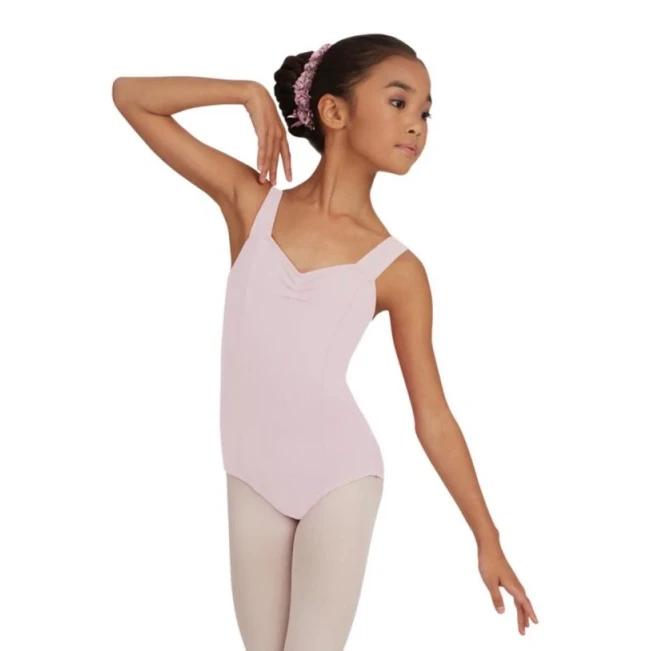 Capezio Wide Strap Leotard, Kindertrikot mit breiten Trägern Capezio Wide Strap Leotard, Kindertrikot mit breiten Trägern - Rosa Capezio