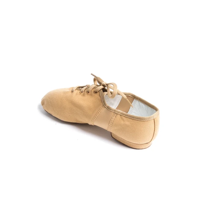 Sansha Tivoli, Canvas-Jazzschuhe - Hautfarbe tan Sansha