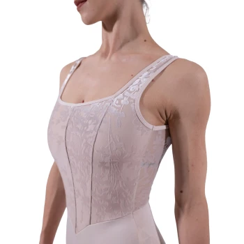 Capezio Cristóbal, Damen-Trikot mit breiten Trägern - Kristallgrau Capezio Capezio Cristóbal, Damen-Trikot mit breiten Trägern - Kristallgrau Capezio