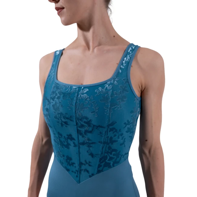 Capezio Cristóbal, Damen-Trikot mit breiten Trägern